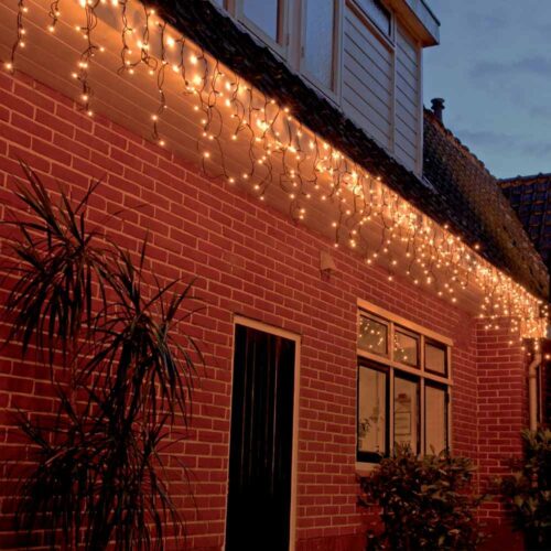 LED světelný řetěz DE LUXE 200 LED, 5M, OPONA, teplá bílá - Obrázek 1