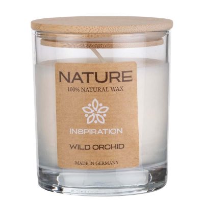 Svíčka ve skle přírodní vonná, Wild Orchidee