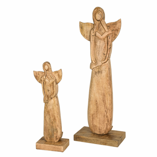 Anděl ´Talia´, 41 cm, na dř. podstavci, 41x15x4,5 cm - Obrázek 1