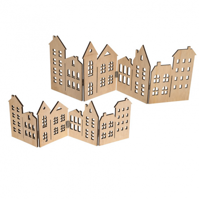 DOMEK scéna, dřevo, 60x20 cm, přírodní