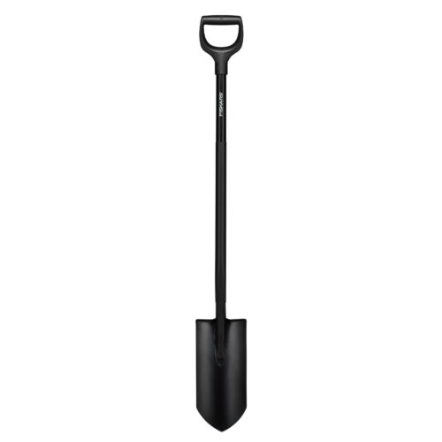 Rýč Ergonomic Pro™  drenážní černý - 1066709 - Fiskars - Obrázek 1