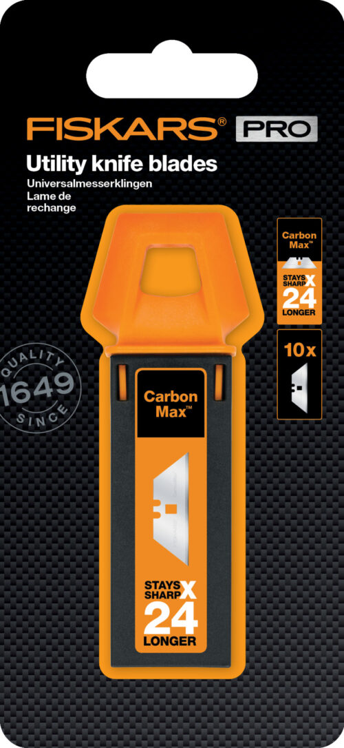 Břity CarbonMax™ pro univerzální nůž 10 ks - 1027230 - Fiskars - Image 1