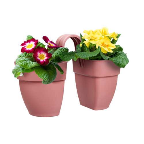 Květináč Vibia Campana Flower Twin - dusty pink 21 cm - Obrázek 2