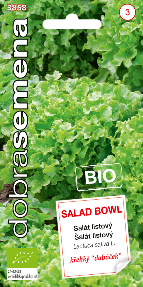Dobrá semena BIO Salát křehký dubáček - Salad Bowl 0,5g - Obrázek 1
