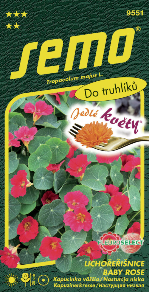 Lichořeřišnice Baby Rose 2g - série JEDLÉ KVĚTY - Obrázek 1
