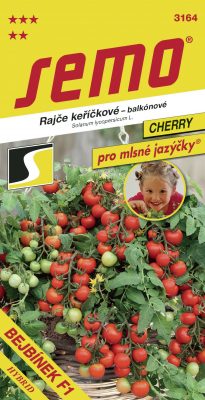 Rajče keř. -  Bejbínek F1 (SM-BK) 40s - série DO NÁDOB
