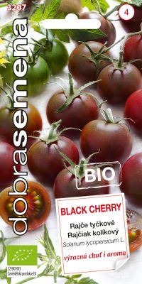 Dobrá semena BIO Rajče tyč. - Black Cherry, třešňové 10s