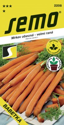 Mrkev karotka - Babetka 1g velmi raná - "baby" karotka - série DO NÁDOB