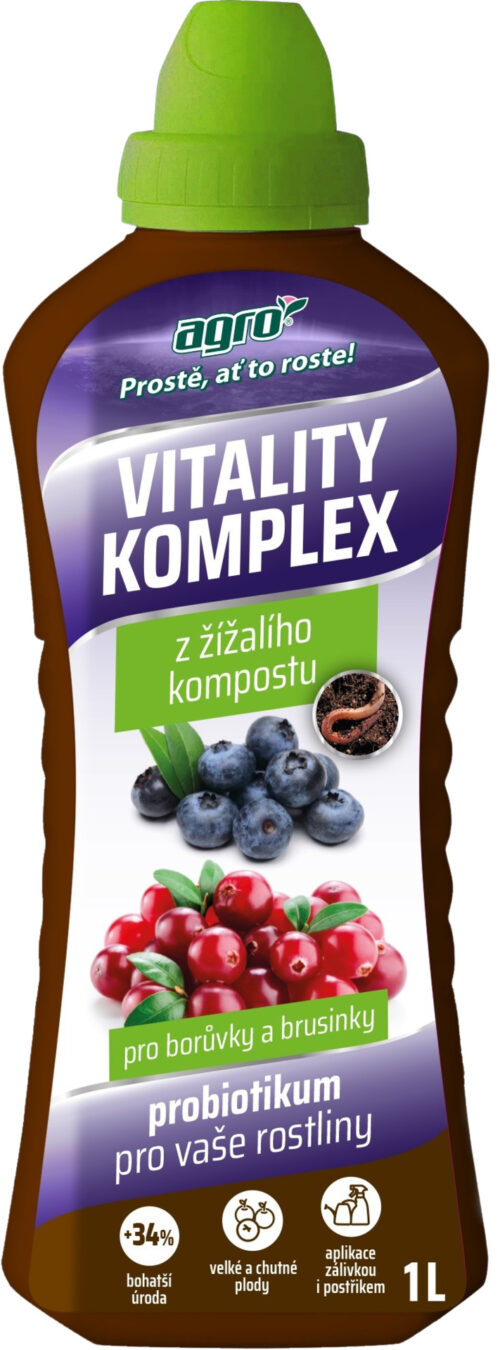 Vitality Komplex borůvka a brusinka 1 l - Obrázek 3