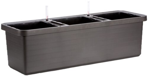 Truhlík samozavlažovací Berberis Trio - antracit 117 cm - Image 3