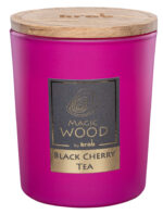 Svíčka sklo - MAGIC WOOD 300 g - Black Cherry Tea - Obrázek 3