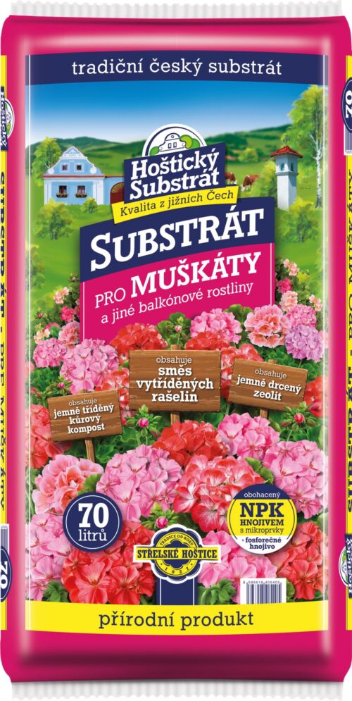 Substrát Forestina - Hoštický Pro muškáty 70 l - Obrázek 1