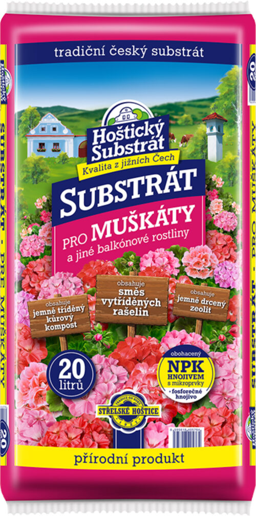 Substrát Forestina - Hoštický Pro muškáty 20 l - Obrázek 1