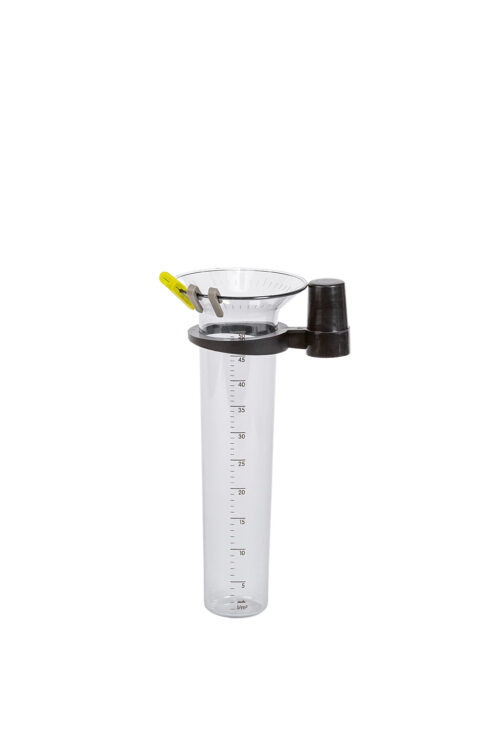 Srážkoměr s držákem a časosběrným ukazatelem 22 cm - Obrázek 3