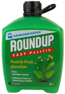 Roundup Fast / bez glyfosátu - 5 l náhradní náplň EVERGREEN
