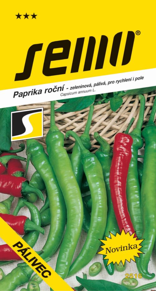 Paprika zel. pálivá - Pálivec rychl, pole 0,6g  /SHU 1 000/ - Obrázek 1