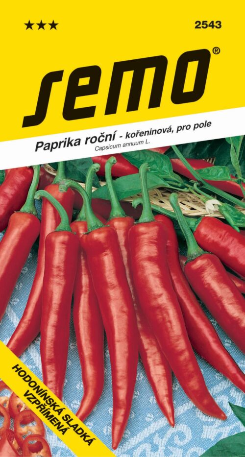 Paprika kořeninová sladká - Hodonínská (Kora Zel) 0,5g - Obrázek 1