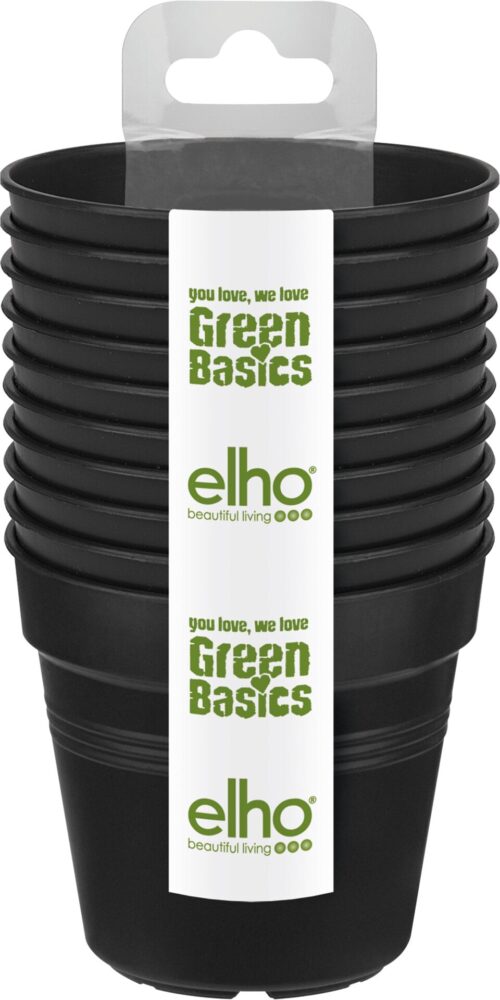Květináč Green Basics set 10 ks - living black 7,5 cm - Obrázek 3