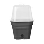 Květináč Green Basics growpot square all-in-1 25 cm - living black - Obrázek 3