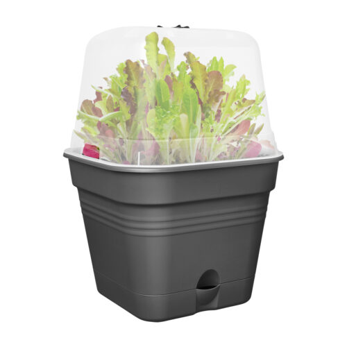 Květináč Green Basics growpot square all-in-1 20 cm -  living black - Obrázek 2