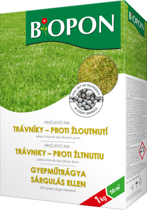 Bopon - trávníkové hnojivo proti žloutnutí 1 kg BROS - Obrázek 2