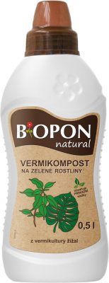 Bopon - Natural Vermikompost pro zelené rostliny 500 ml BROS