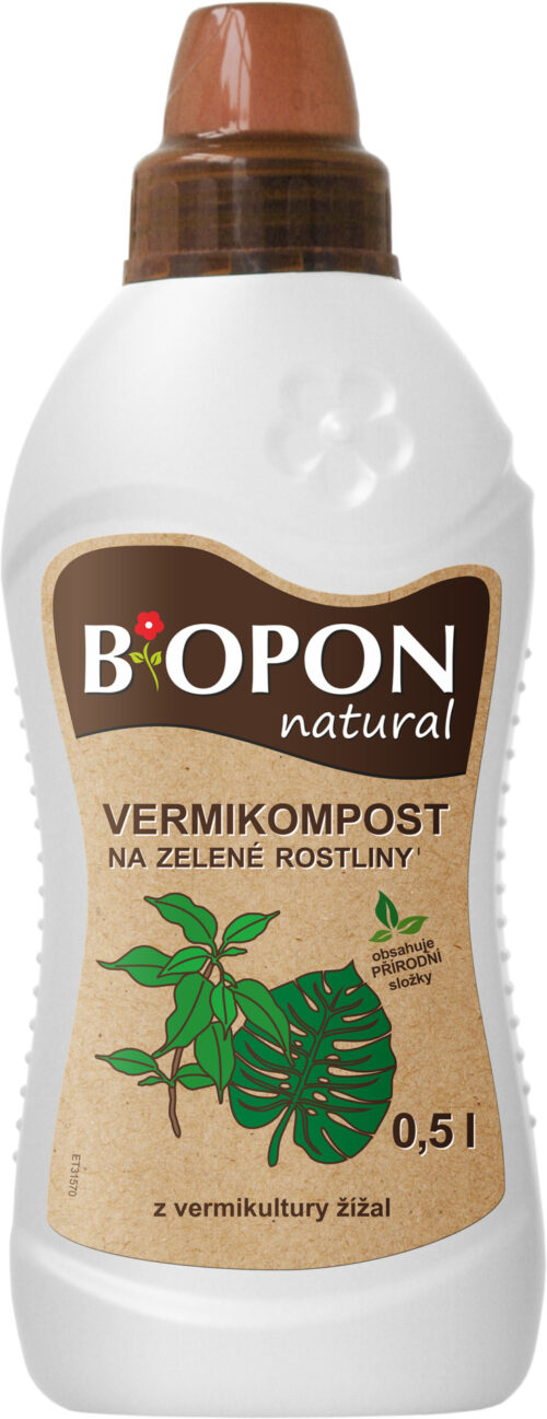 Bopon - Natural Vermikompost pro zelené rostliny 500 ml BROS - Obrázek 1