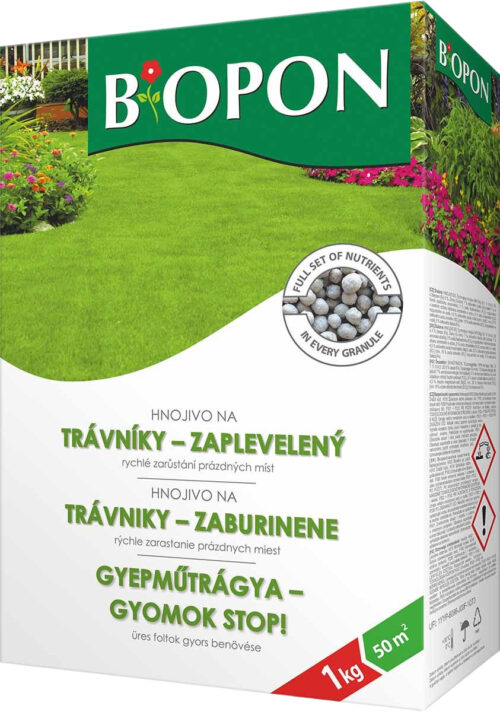 Bopon - hnojivo na trávníky - zaplevelený 1 kg BROS - Obrázek 1
