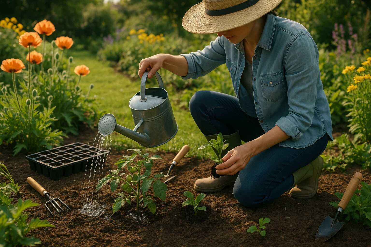 Závlaha zahrady v květnu | Zcstrakovo.cz