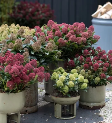 Skimmia japonica 'Tricolour'®