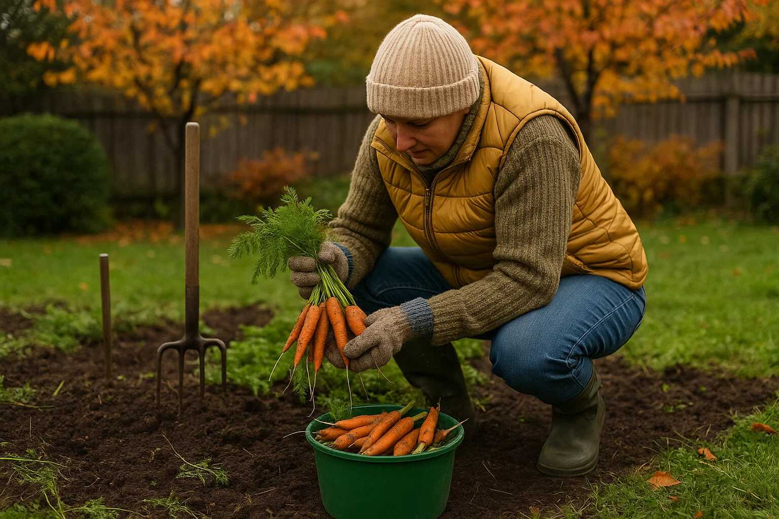 Sklízení mrkve v říjnu | Zcstrakovo.cz