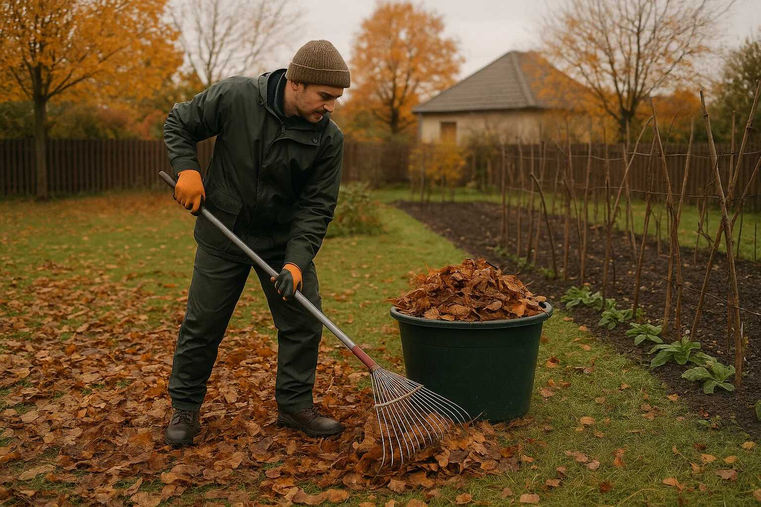Sklízení listí v listopadu | Zcstrakovo.cz