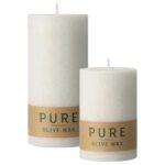 Svíčka Olive WAX 130/60 PURE SC Natural - Obrázek 2