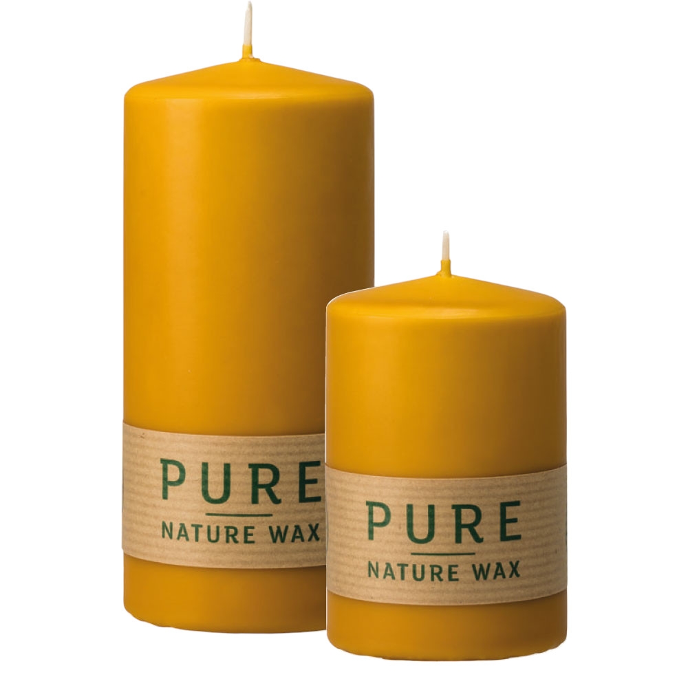 Svíčka orange Pure Svíčka Natural WAX 130/60 PURE Natur 16 - Obrázek 1
