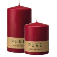 Svíčka Natural WAX 90/70 PURE SC Karmín červ.