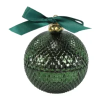 Svíčka Chic koule vonná ve skle-zelená