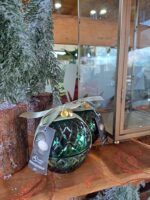 Svíčka Chic koule vonná ve skle-zelená - Obrázek 2