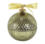 Svíčka Chic koule vonná ve skle-zlatá