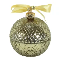 Svíčka Chic koule vonná ve skle-zlatá