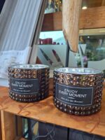 Svíčka vonná ve skle-hnědá - Obrázek 2