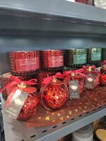 Svíčka vonná ve skle-červená - Obrázek 2