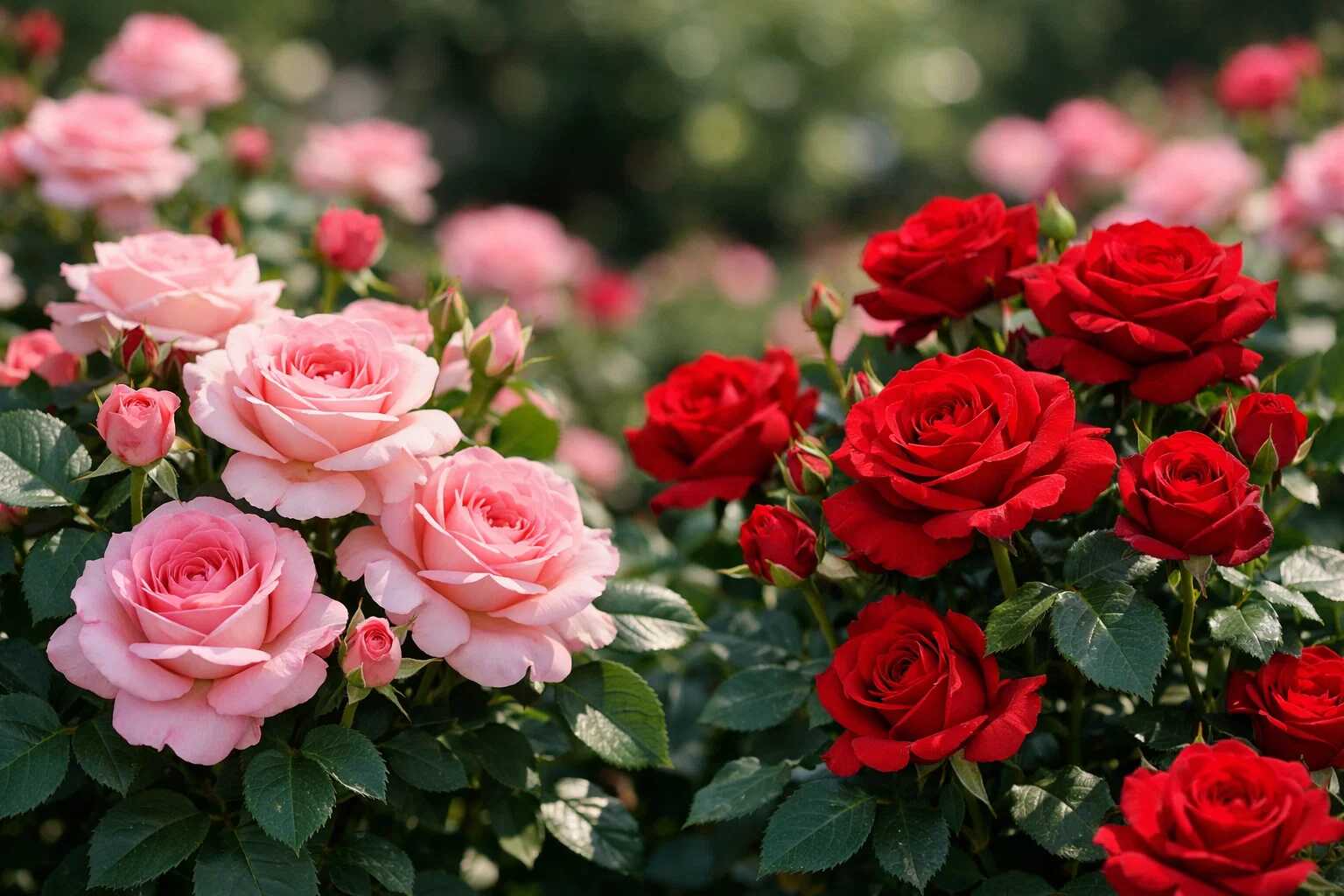 Krásné růže v zahradě | Zcstrakovo.cz