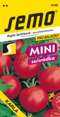 Semena Semo Rajče Karla - keř. balkonové 0,6g - série MINI