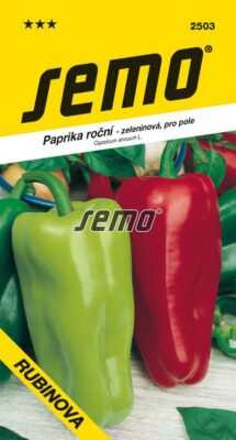 Semena Semo Paprika Rubinova - zel. sladká pole 0,5g