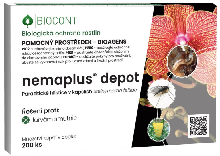 Parazitické hlístice proti smutnicím (5 milionů)   Nemaplus Depot