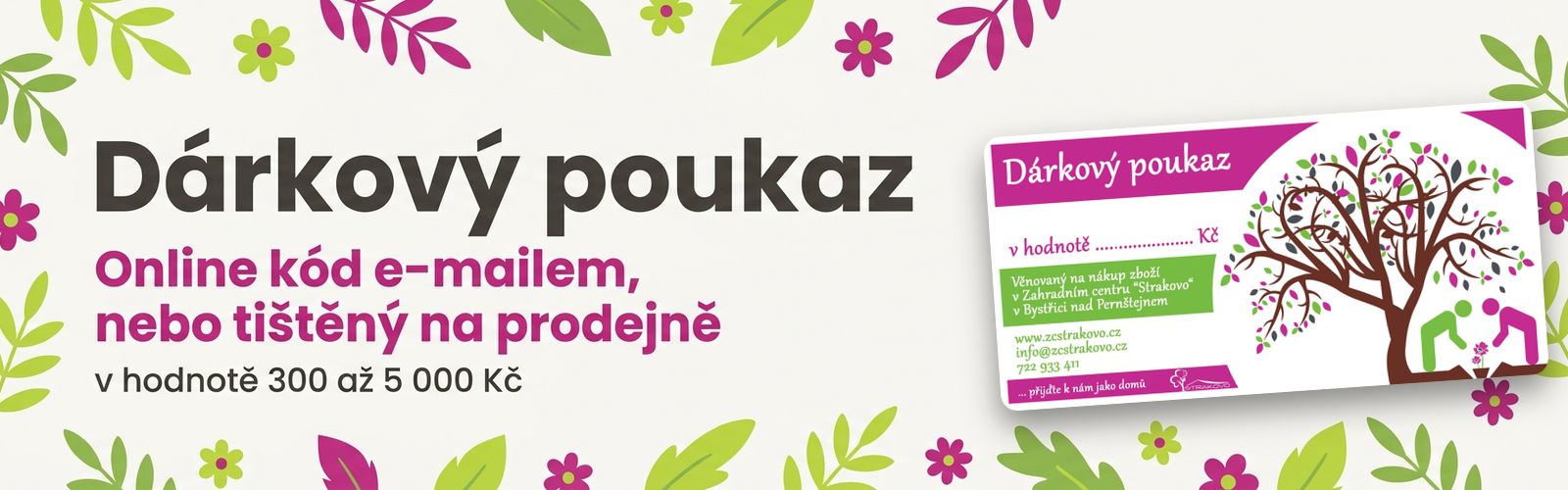 Darkove poukazy