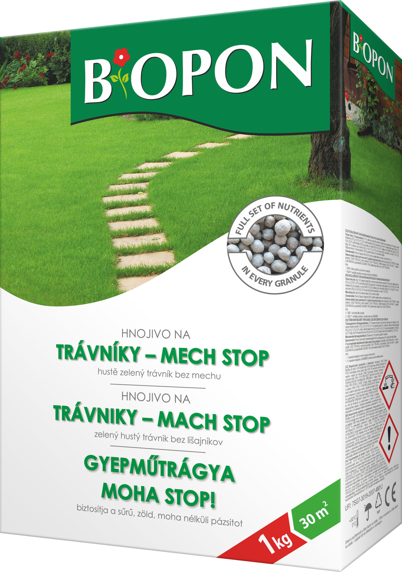 Bopon - trávníkové hnojivo proti mechu 1 kg BROS
