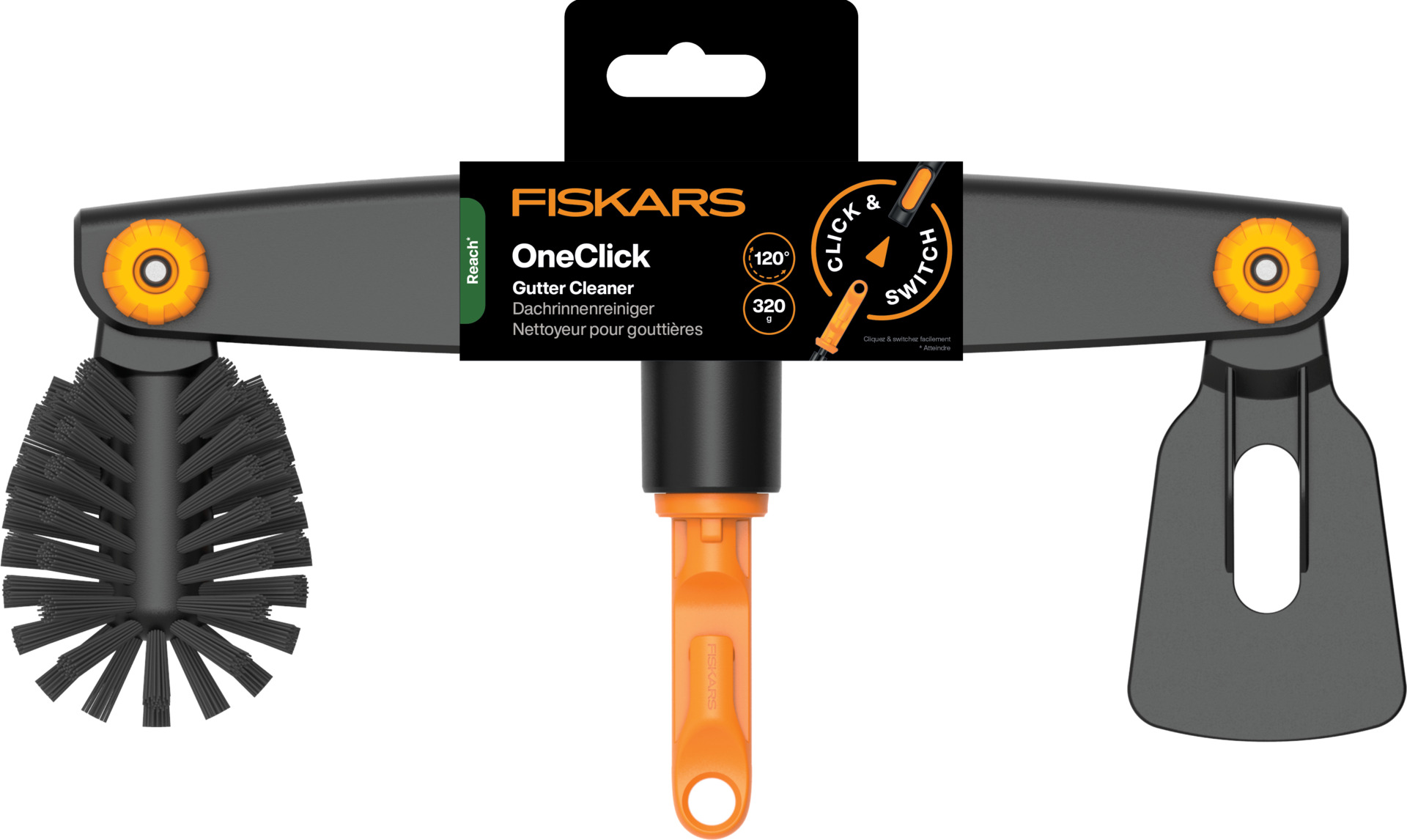 Čistič okapů OneClick - 1080698 - Fiskars