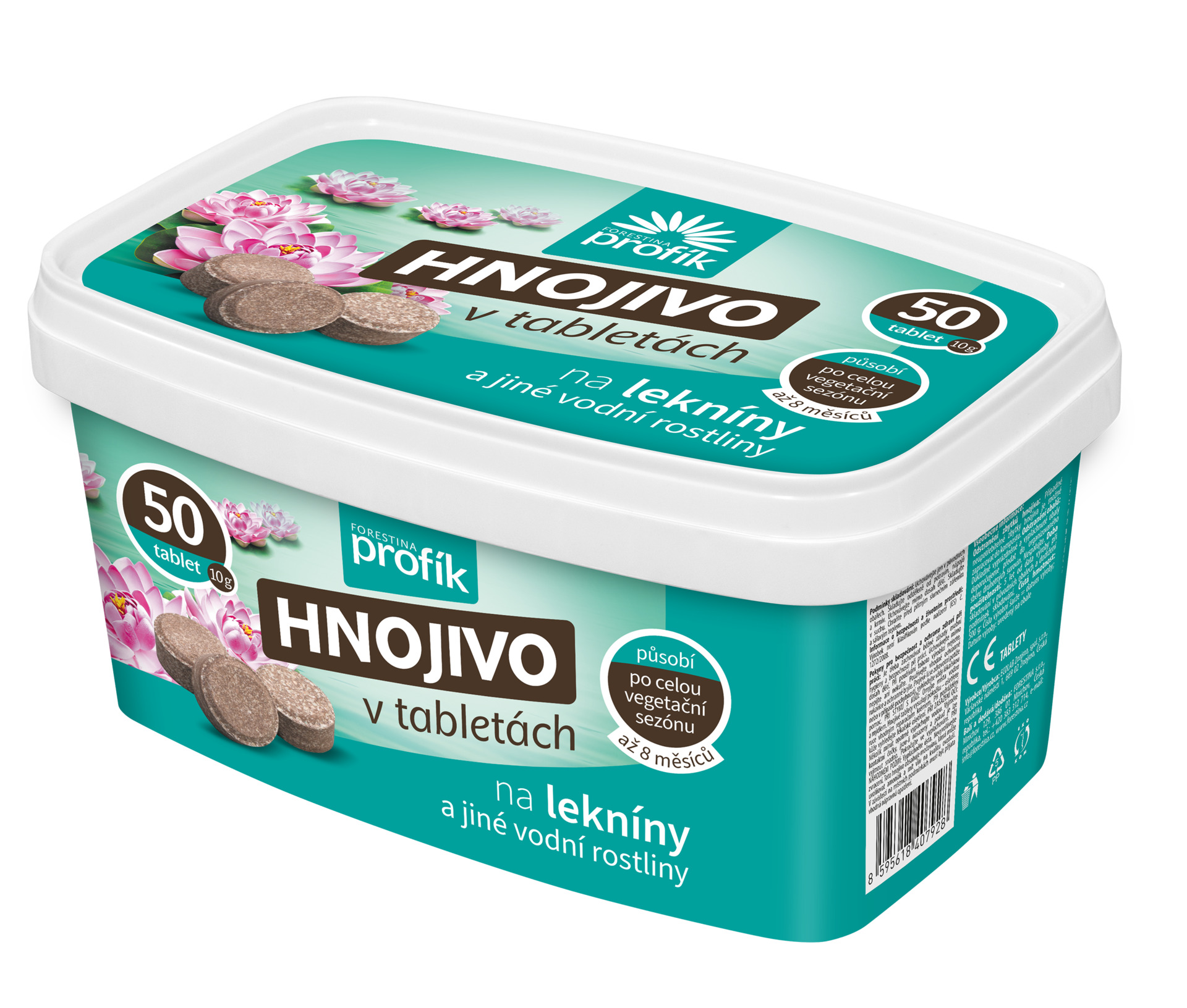 Hnojivo Profík   v tabletách na lekníny 50 ks