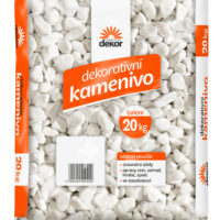 Mramor bílý valoun 25 40 mm   20 kg